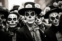 Mexican People halloween festival adult. AI generated Image by rawpixel.