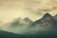 Scenery landscape mountain panoramic. AI generated Image by rawpixel.