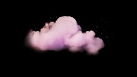 Small pastel cloud fog sky astronomy outdoors. AI generated Image by rawpixel.