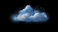 Small pastel blue cloud fog sky astronomy nature. AI generated Image by rawpixel.