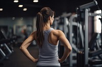 Stretching arm gym fitness sports. AI generated Image by rawpixel.