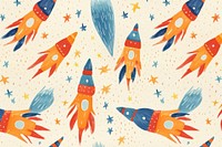 Rocket pattern backgrounds creativity missile. AI generated Image by rawpixel.