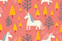 Unicorn pattern backgrounds animal mammal. AI generated Image by rawpixel.