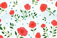 Rose pattern backgrounds flower plant. AI generated Image by rawpixel.