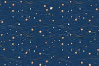 Moon and stars pattern texture constellation illuminated. AI generated Image by rawpixel.