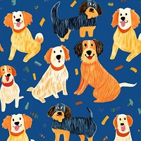 Puppies pattern animal mammal dog