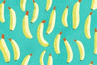 Banana pattern backgrounds green plant. AI generated Image by rawpixel.