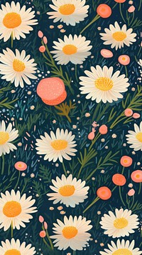 Flower pattern daisy plant petal. AI generated Image by rawpixel.