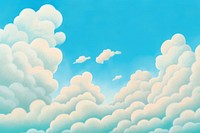 A cloud sky outdoors nature tranquility. AI generated Image by rawpixel.