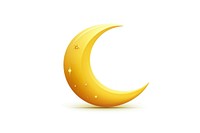 Crescent moon astronomy eclipse yellow. AI generated Image by rawpixel.