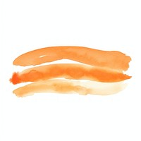 Orange wave brush white background abstract produce. AI generated Image by rawpixel.