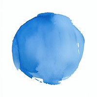 Blue circle shape backgrounds paint stain. AI generated Image by rawpixel.