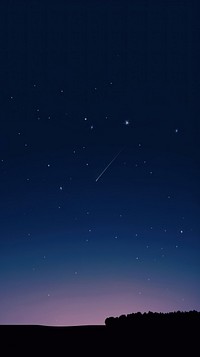 Shooting star astronomy outdoors nature. AI generated Image by rawpixel.