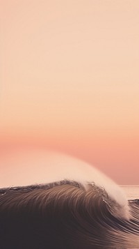 Wave outdoors horizon nature. AI generated Image by rawpixel.