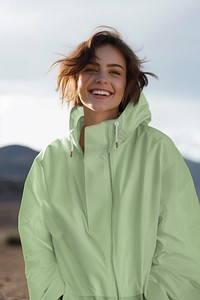 Women's windrunner jacket, winter apparel