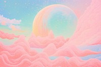 Moon backgrounds outdoors nature. AI generated Image by rawpixel.