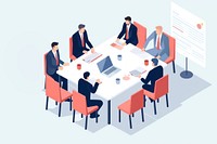 Business meeting furniture chair adult. AI generated Image by rawpixel.