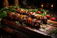 BBQ food meat grilling. AI generated Image by rawpixel.