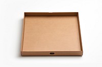 Empty pizza box cardboard tray white background. AI generated Image by rawpixel.