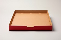 Empty pizza box cardboard tray white background. AI generated Image by rawpixel.
