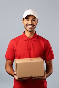 Food delivery box cardboard portrait. AI generated Image by rawpixel.