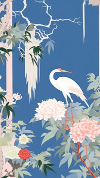 Heron outdoors nature tree. AI generated Image by rawpixel.