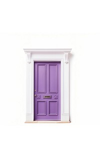 Door purple white background architecture. AI generated Image by rawpixel.