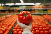 Tomato supermarket vegetable plant. AI generated Image by rawpixel.