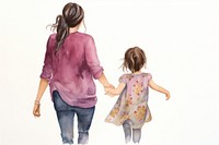 Mothers walking adult child. AI generated Image by rawpixel.