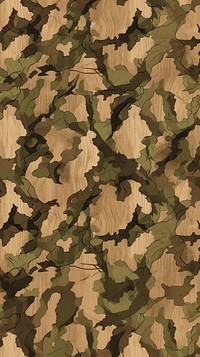 Wood texture camouflage pattern backgrounds military textile. AI generated Image by rawpixel.