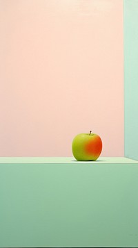 Apple painting plant produce. AI generated Image by rawpixel.