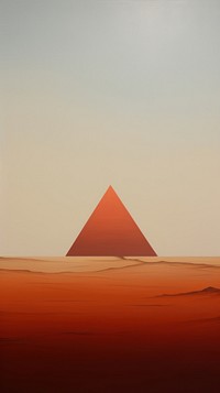 Hill pyramid architecture tranquility. AI generated Image by rawpixel.