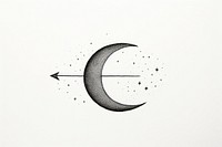Arrow astronomy night line. AI generated Image by rawpixel.