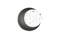 Moon astronomy sphere night. AI generated Image by rawpixel.