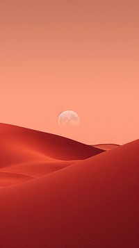 Desert landscape outdoors horizon. AI generated Image by rawpixel.