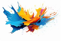 Paint splash backgrounds white background lightweight. AI generated Image by rawpixel.