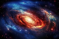 Andromeda galaxy universe astronomy outdoors. AI generated Image by rawpixel.