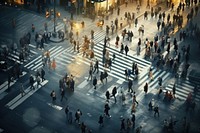 Road crossing light city. AI generated Image by rawpixel.