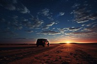 Off-road car sky outdoors horizon. AI generated Image by rawpixel.
