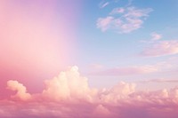 Dreamy sky background with rainbow backgrounds outdoors horizon. AI generated Image by rawpixel.