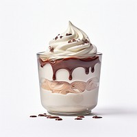 Pudding dessert cream food. AI generated Image by rawpixel.