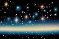 Night sky full of twinkling stars night backgrounds astronomy. AI generated Image by rawpixel.