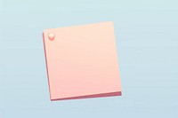Blank sticky post it note with thumbtack paper rectangle letterbox. AI generated Image by rawpixel.