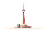 CN tower canada architecture building landmark. AI generated Image by rawpixel.