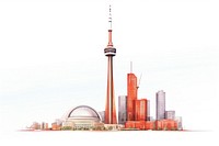 CN tower canada architecture building landmark.