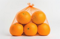 Oranges in plastic mesh sacks grapefruit plant food. AI generated Image by rawpixel.