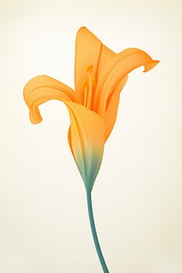 A lilly nature flower petal. AI generated Image by rawpixel.