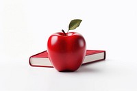 Apple on book fruit plant food. AI generated Image by rawpixel.