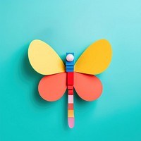 A cute butterfly with a flower insect representation invertebrate. AI generated Image by rawpixel.