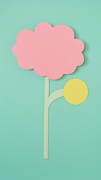 Speech bubble with flowers green confectionery creativity. AI generated Image by rawpixel.